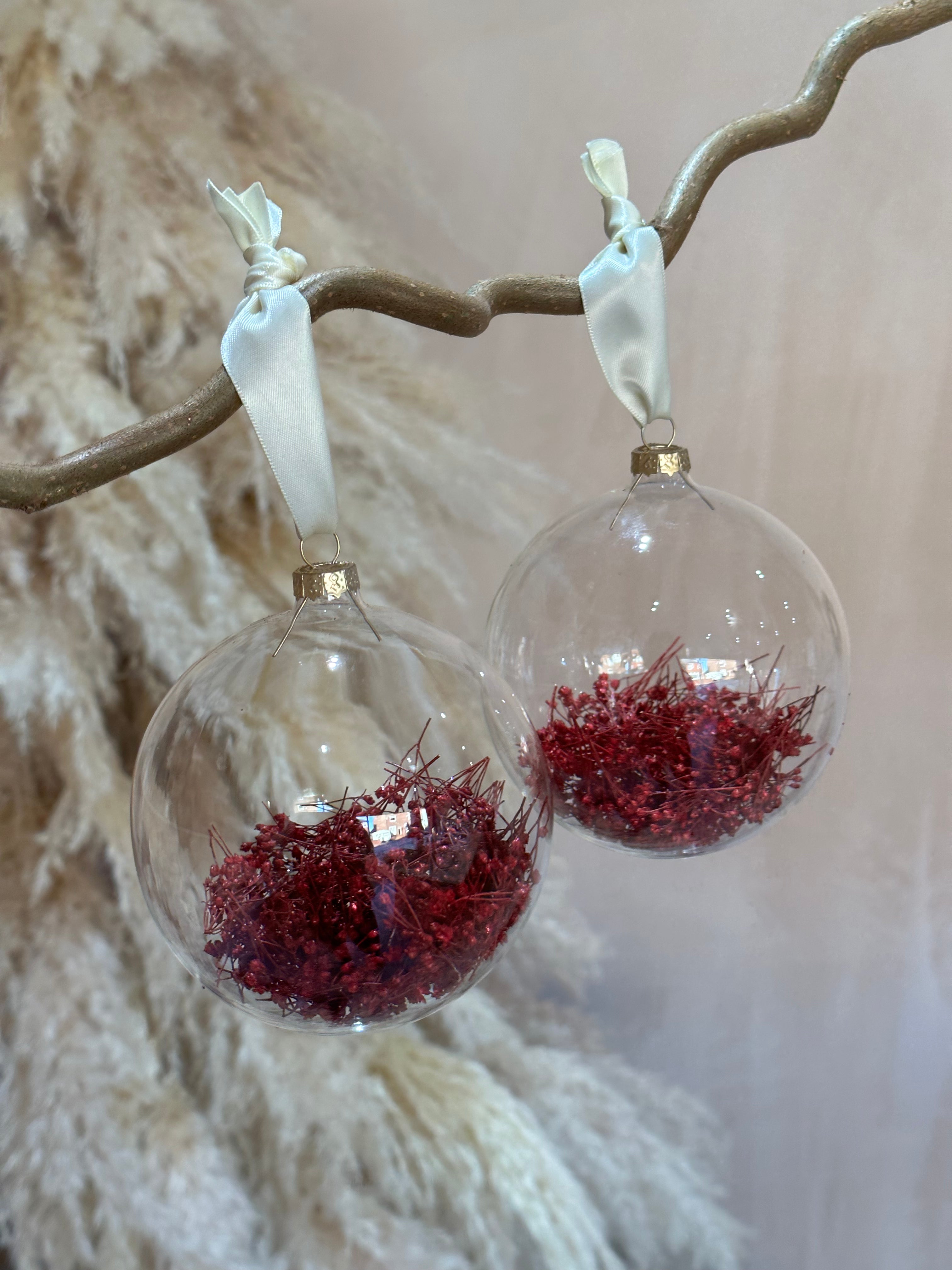 Medium Dried Floral Assorted Baubles