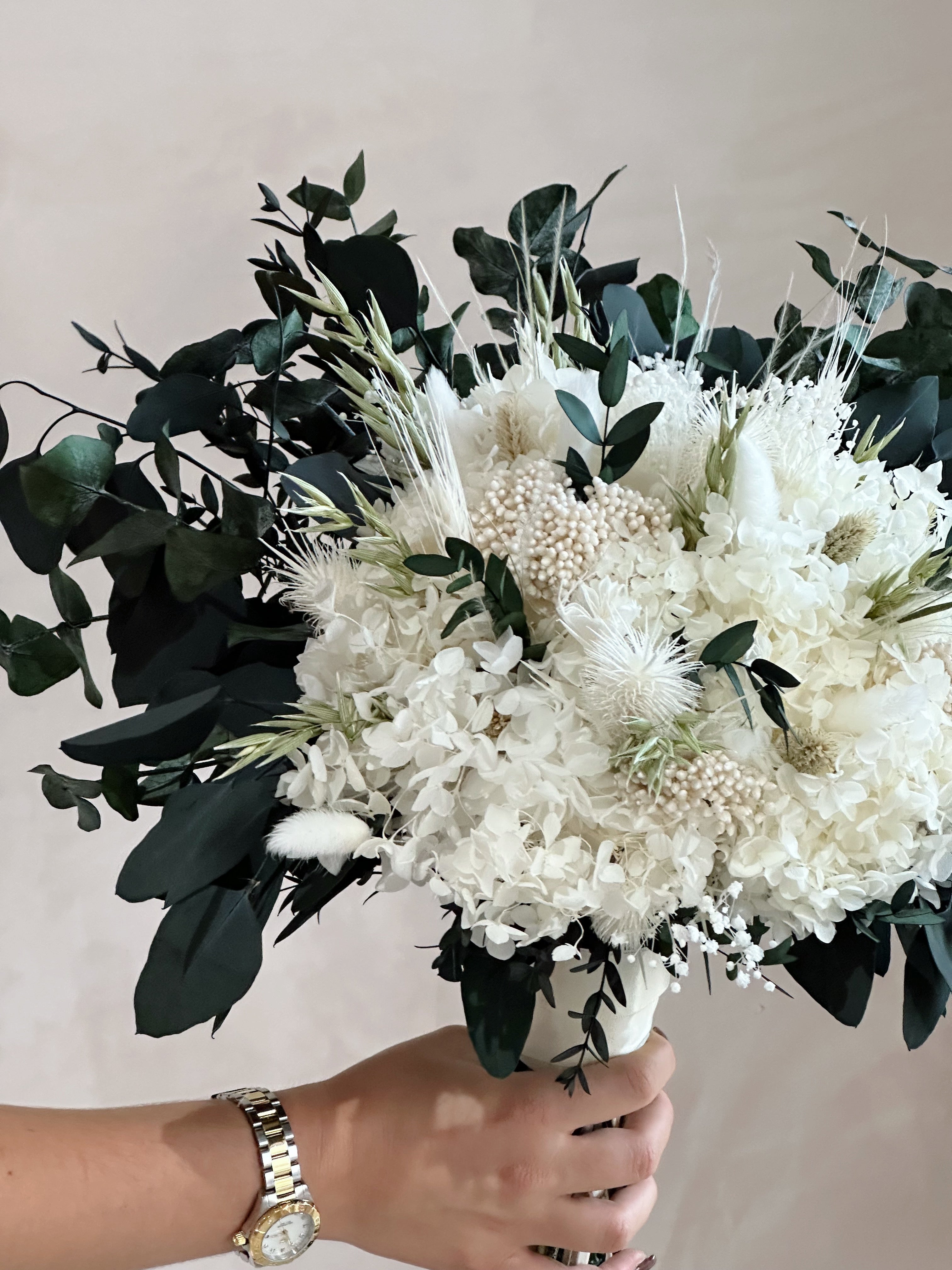 Forever Green Bridal Bouquet