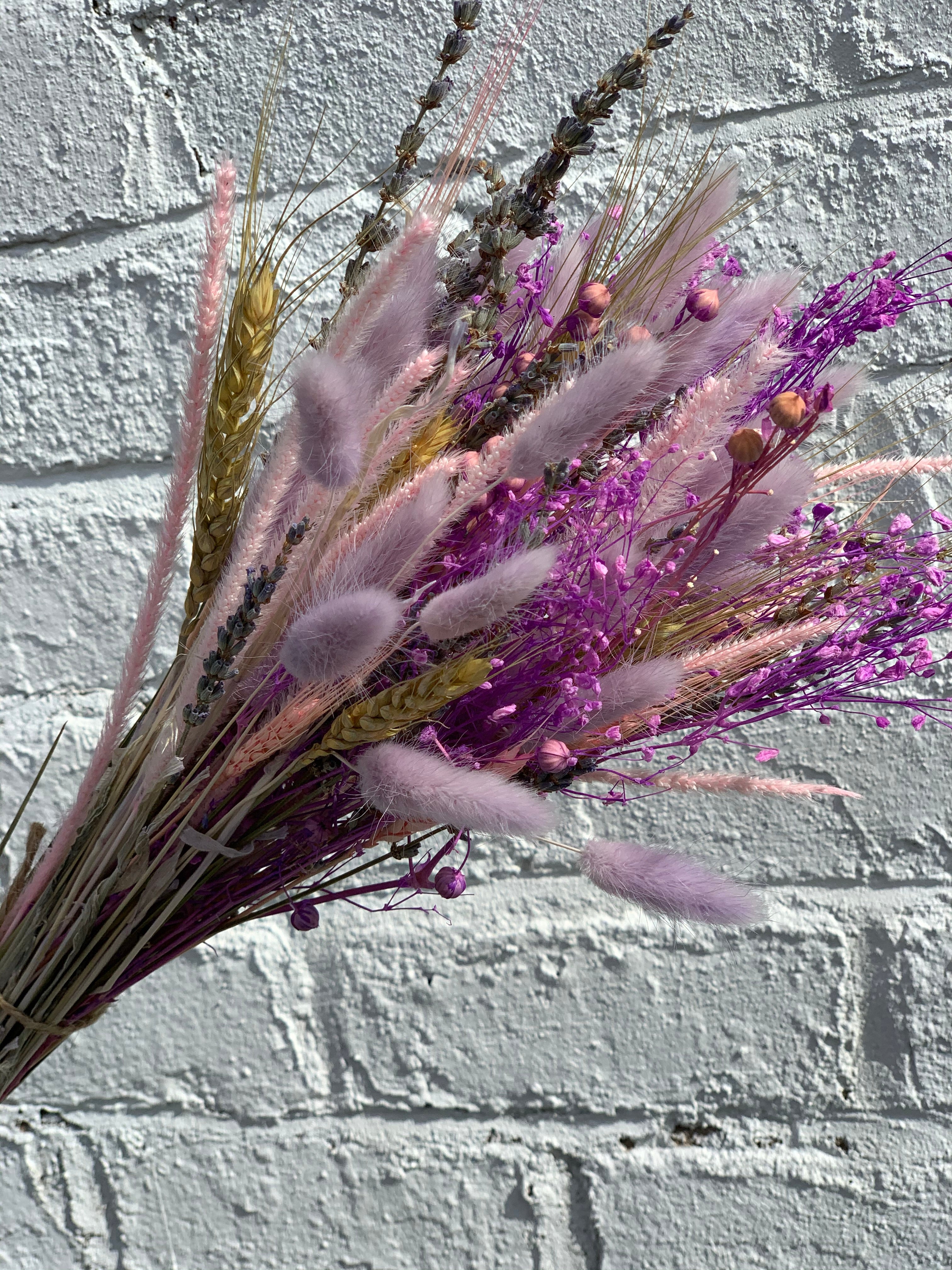 Purple Reign Dried Bouquet Arrangement